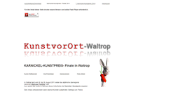 Desktop Screenshot of kunstvorort-waltrop.de